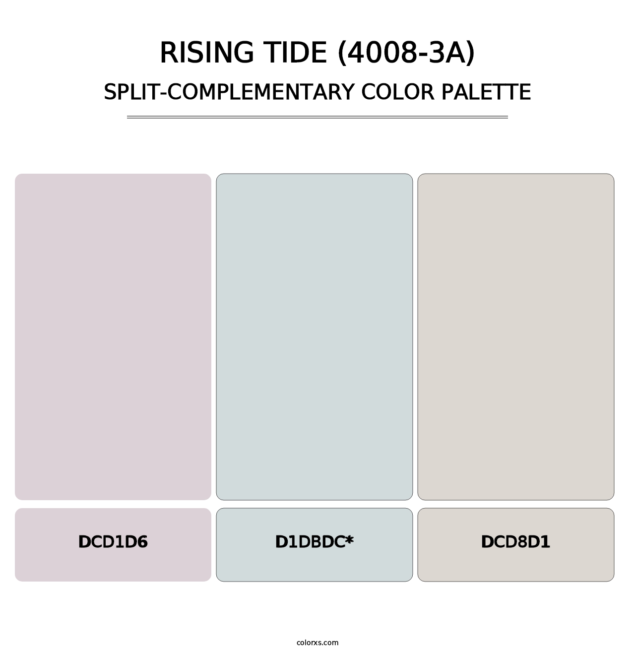 Rising Tide (4008-3A) - Split-Complementary Color Palette