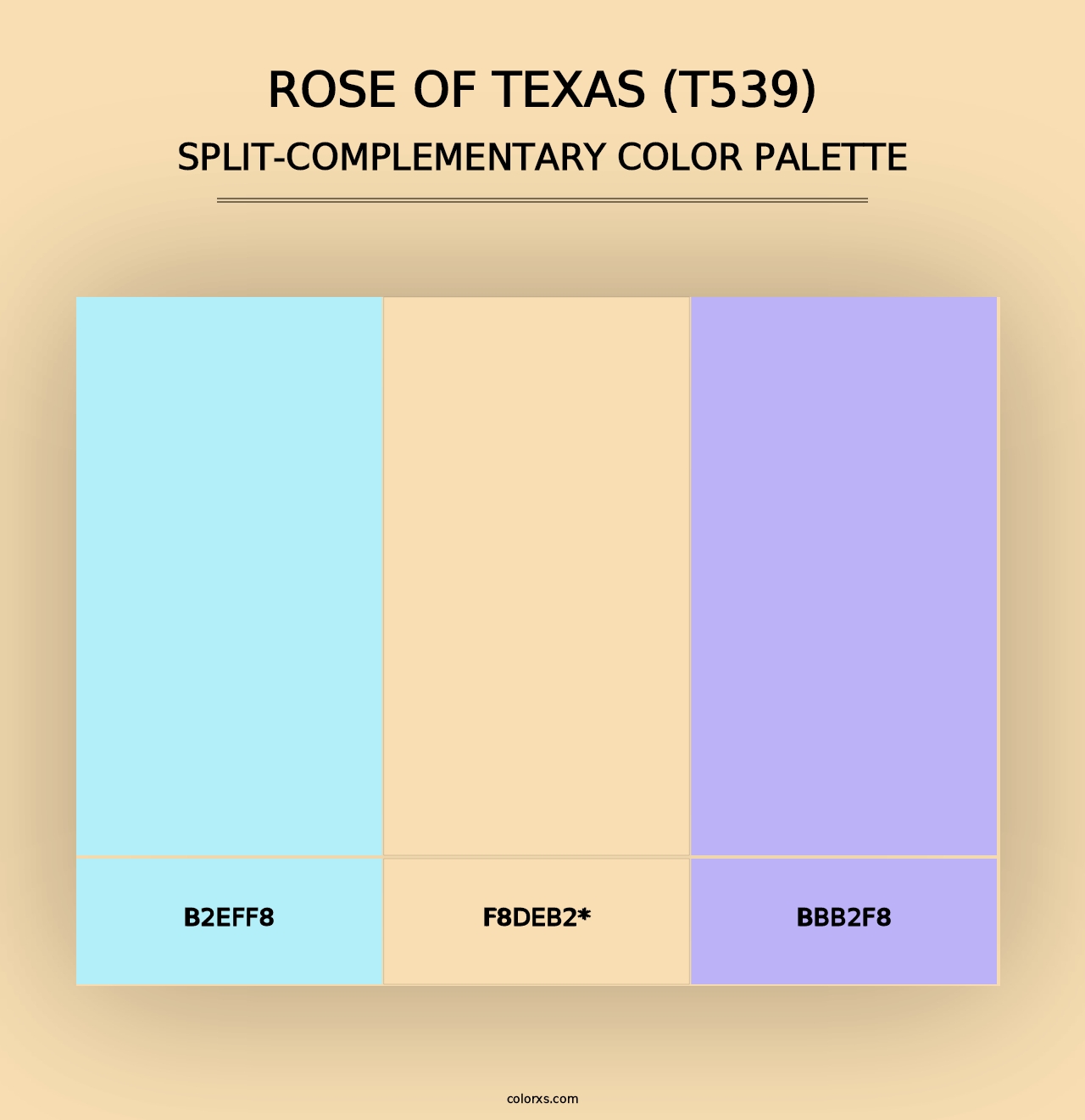 Rose of Texas (T539) - Split-Complementary Color Palette