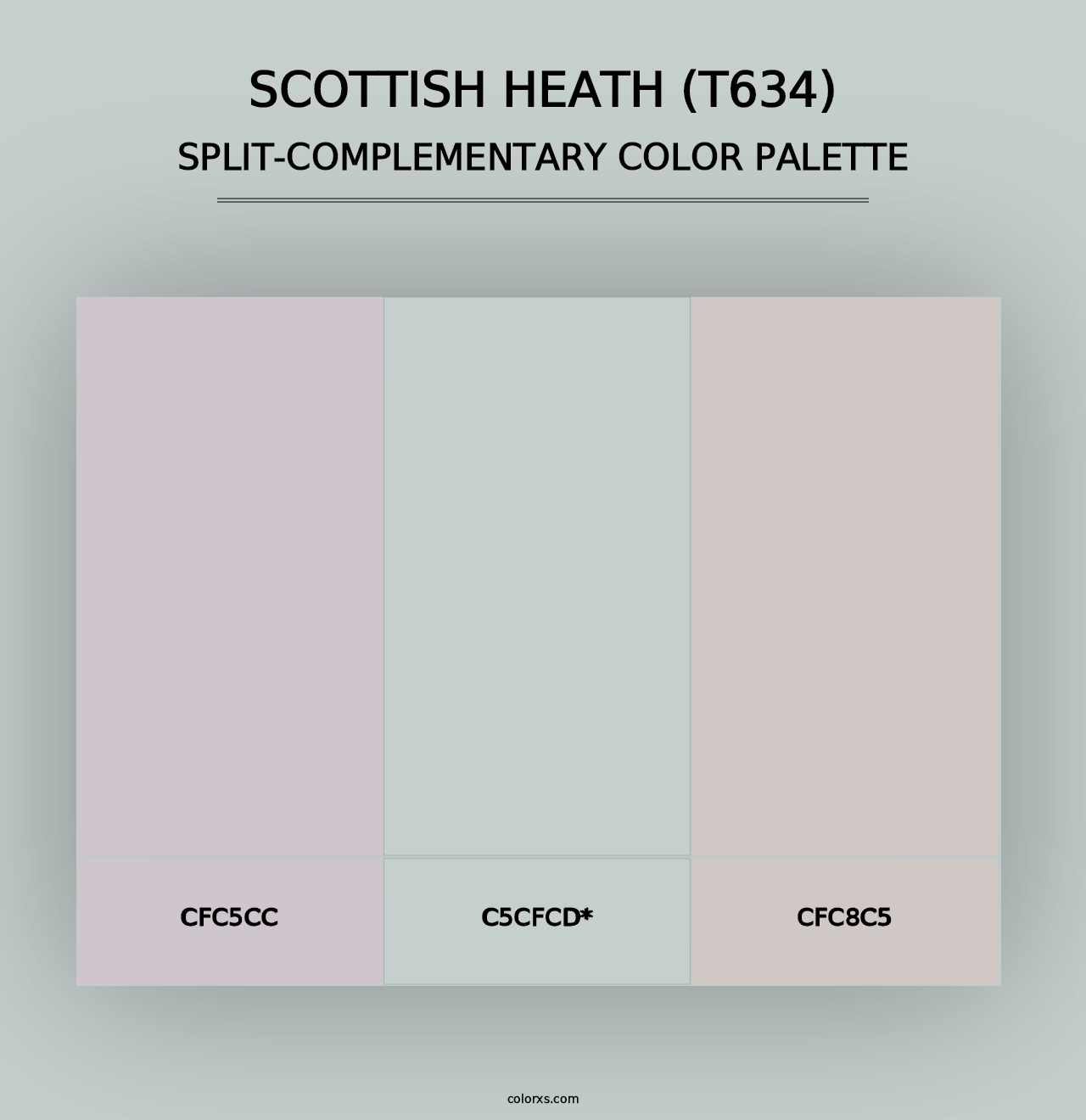 Scottish Heath (T634) - Split-Complementary Color Palette