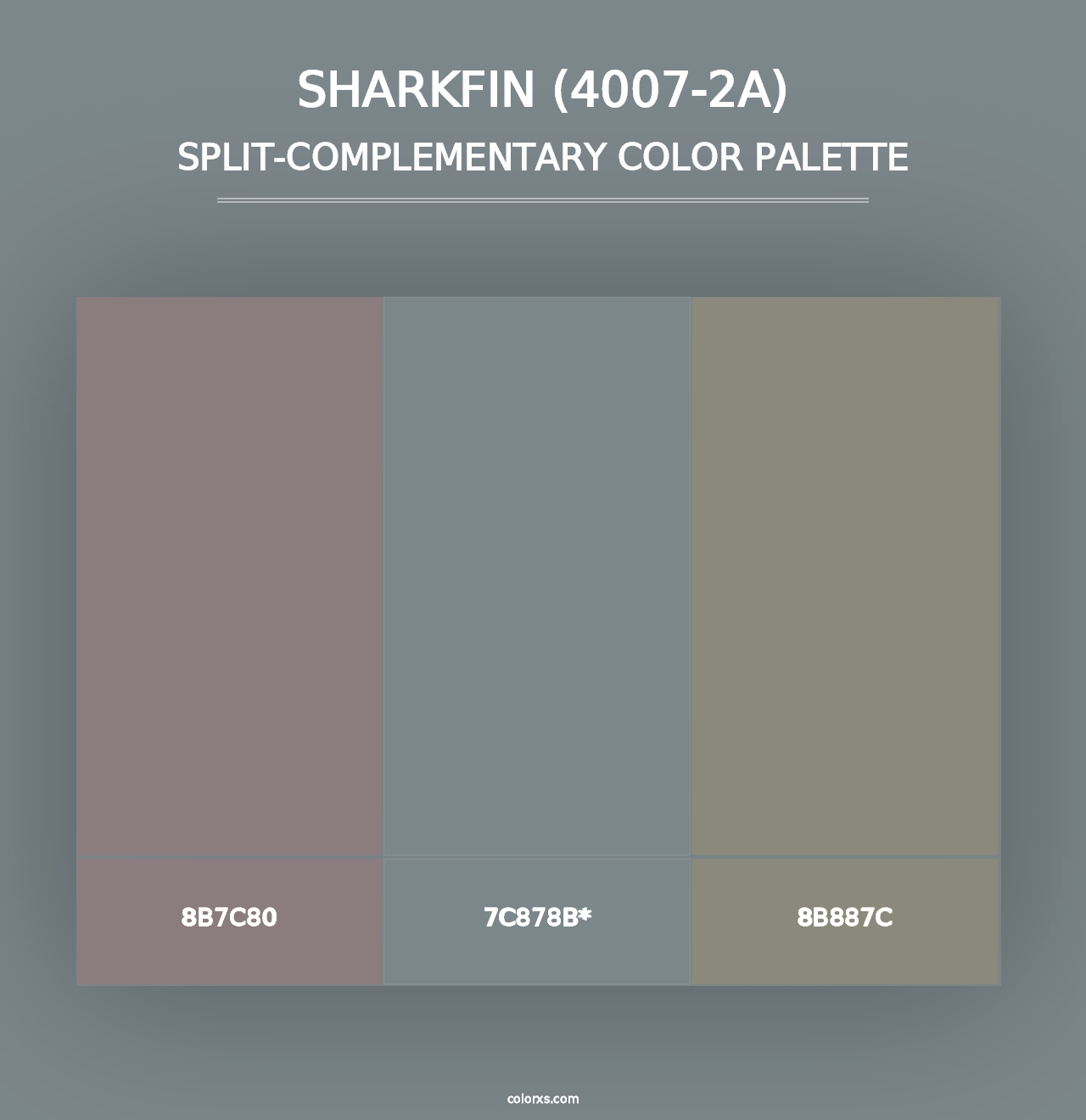 Sharkfin (4007-2A) - Split-Complementary Color Palette