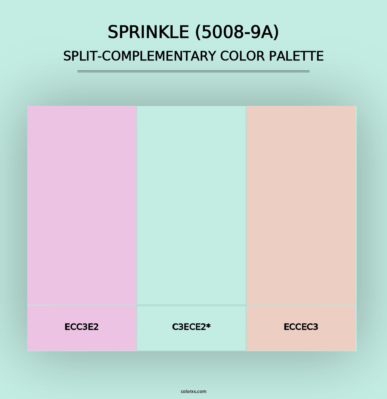 Sprinkle (5008-9A) - Split-Complementary Color Palette