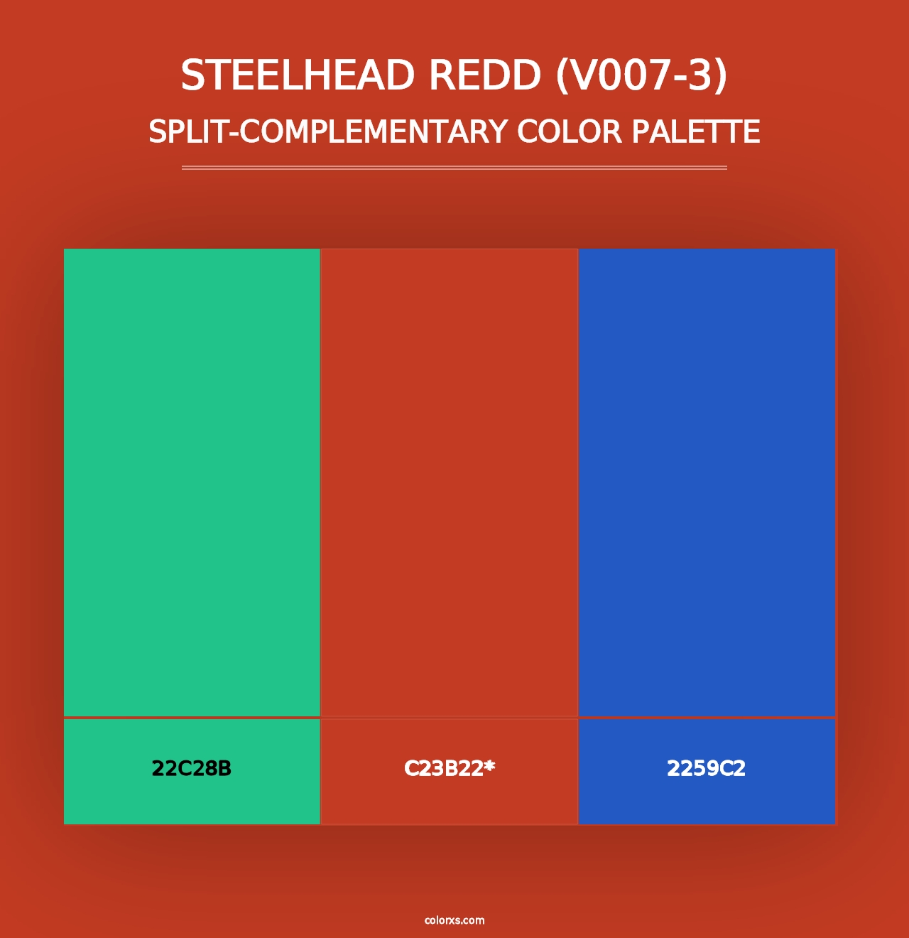 Steelhead Redd (V007-3) - Split-Complementary Color Palette