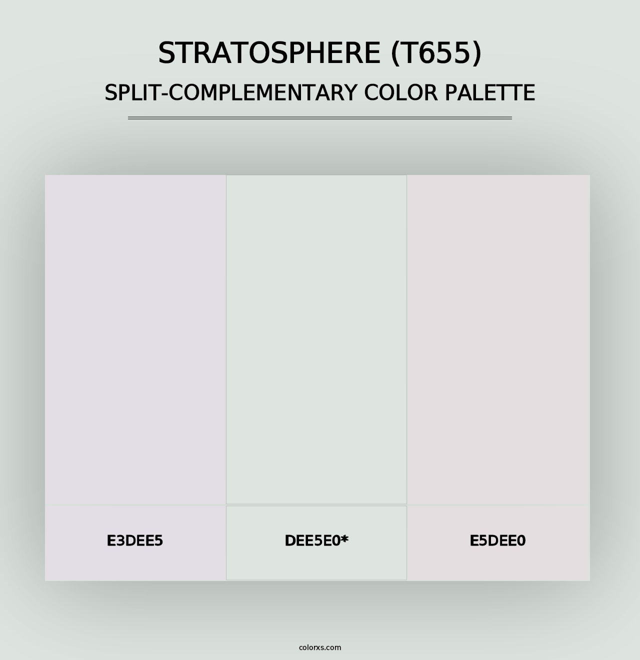 Stratosphere (T655) - Split-Complementary Color Palette