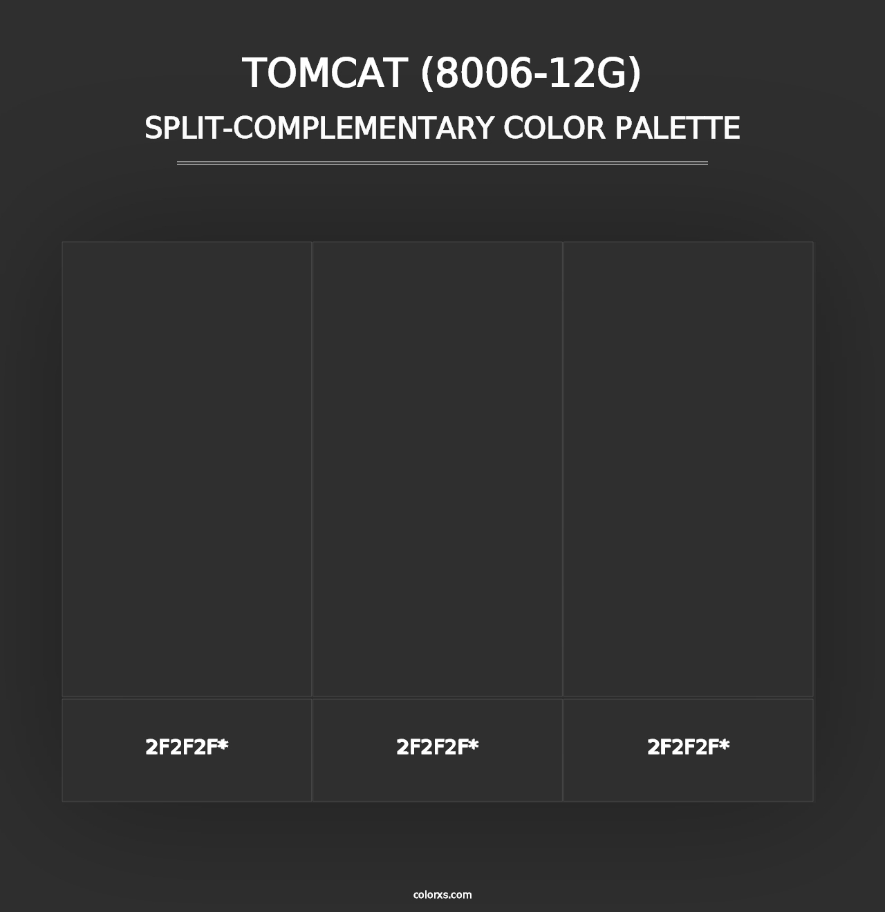 Tomcat (8006-12G) - Split-Complementary Color Palette