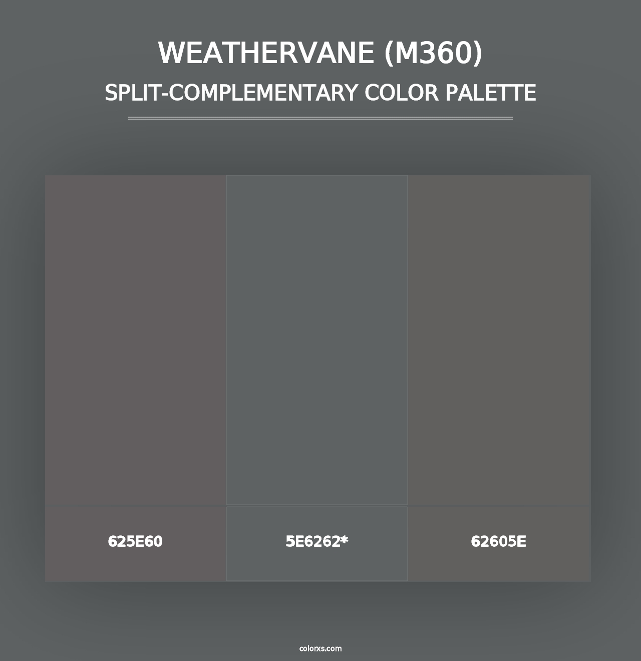 Weathervane (M360) - Split-Complementary Color Palette