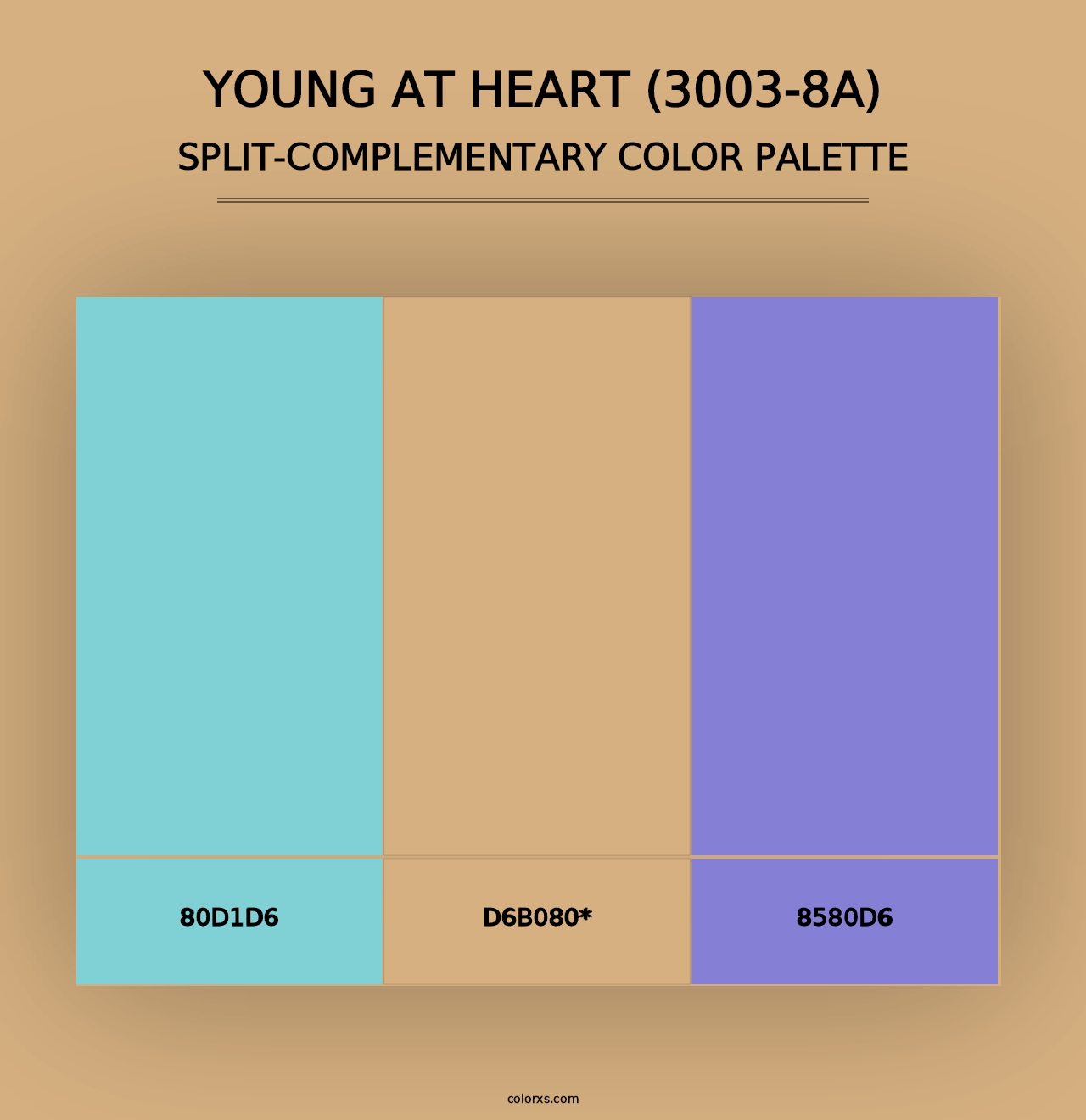 Young at Heart (3003-8A) - Split-Complementary Color Palette