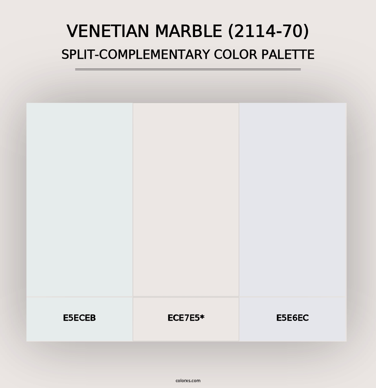 Venetian Marble (2114-70) - Split-Complementary Color Palette