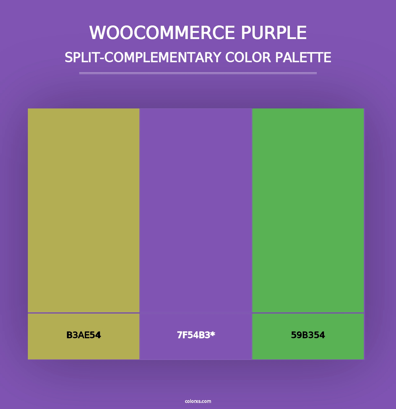 WooCommerce Purple - Split-Complementary Color Palette