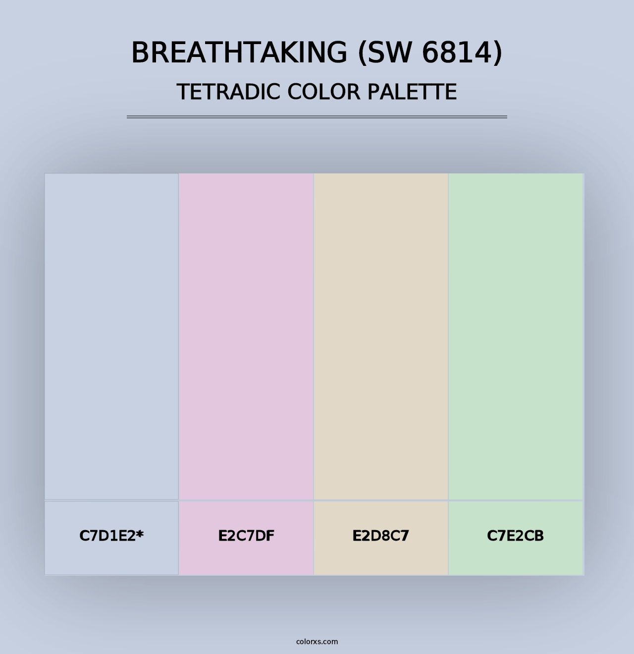 Breathtaking (SW 6814) - Tetradic Color Palette