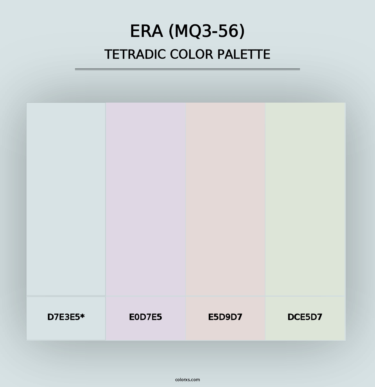 Era (MQ3-56) - Tetradic Color Palette