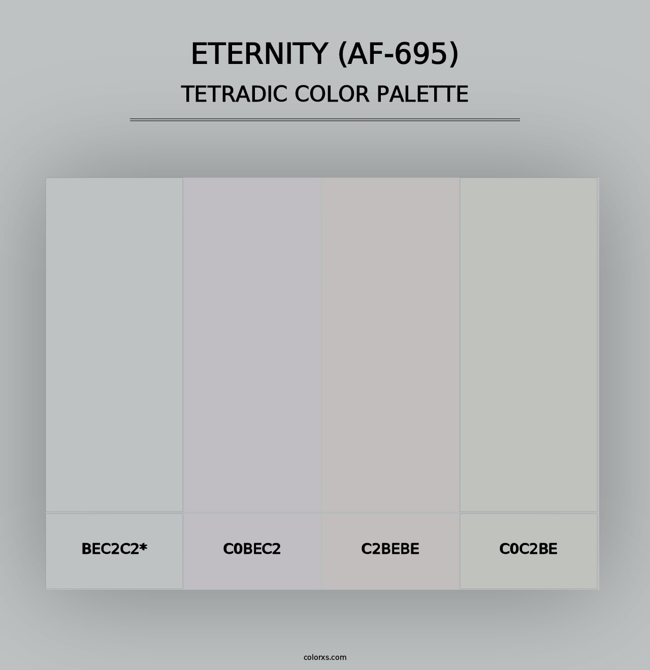 Eternity (AF-695) - Tetradic Color Palette