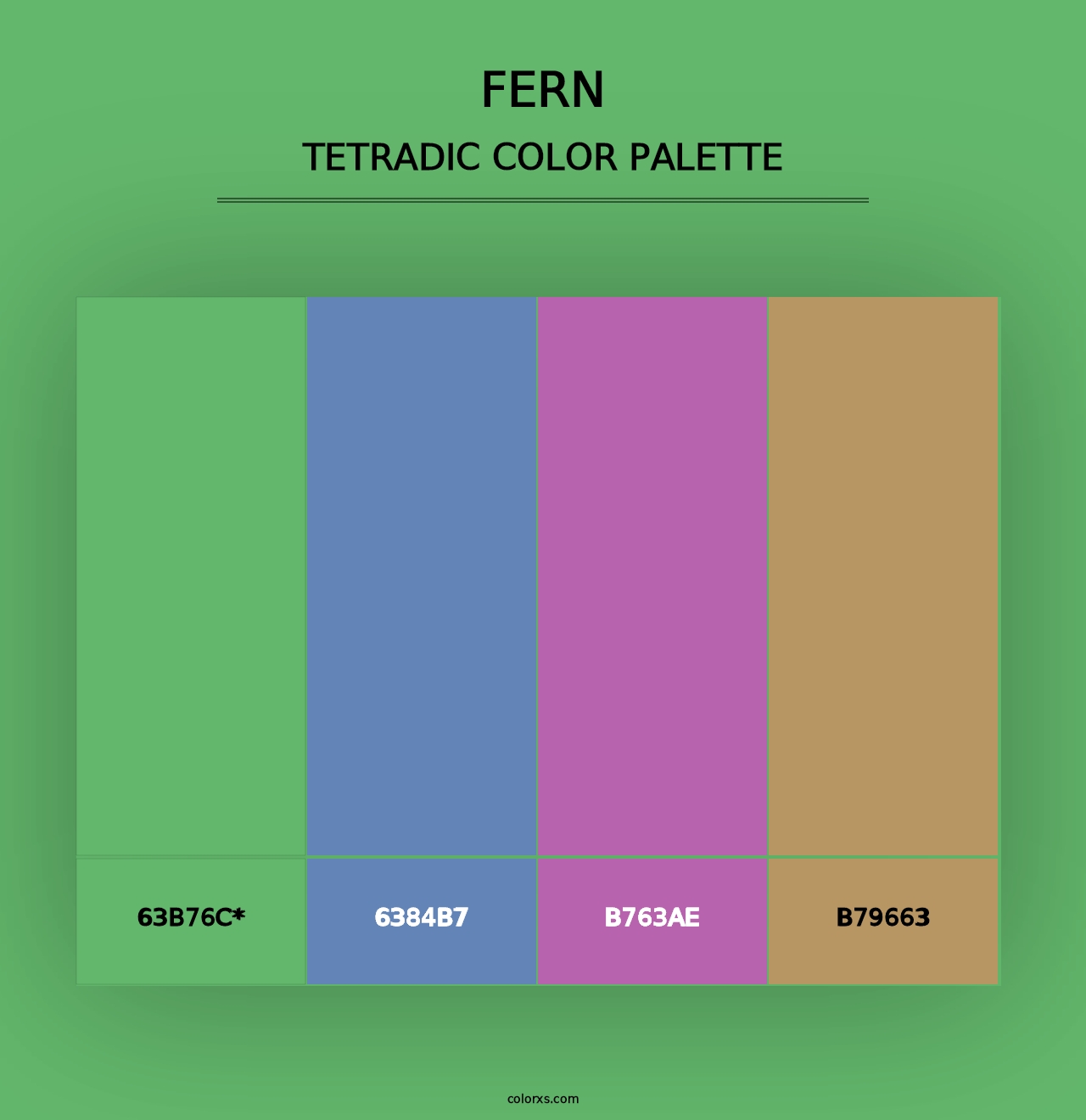 Fern - Tetradic Color Palette