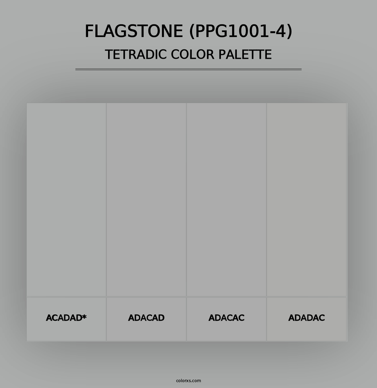 Flagstone (PPG1001-4) - Tetradic Color Palette