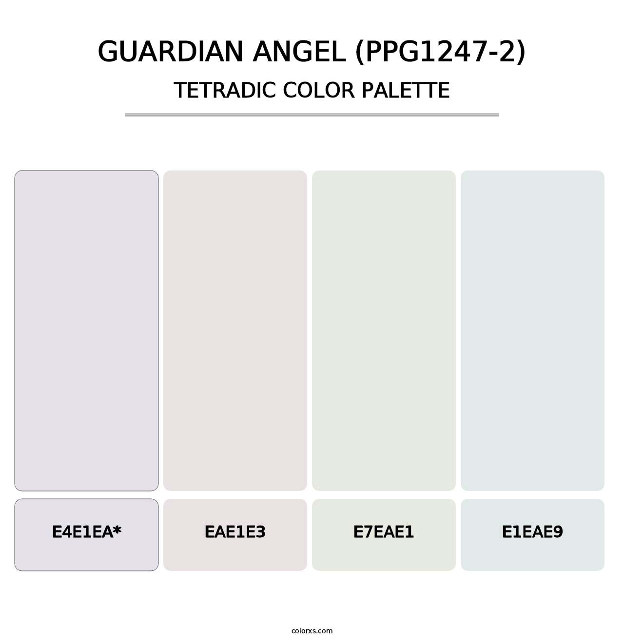 Guardian Angel (PPG1247-2) - Tetradic Color Palette