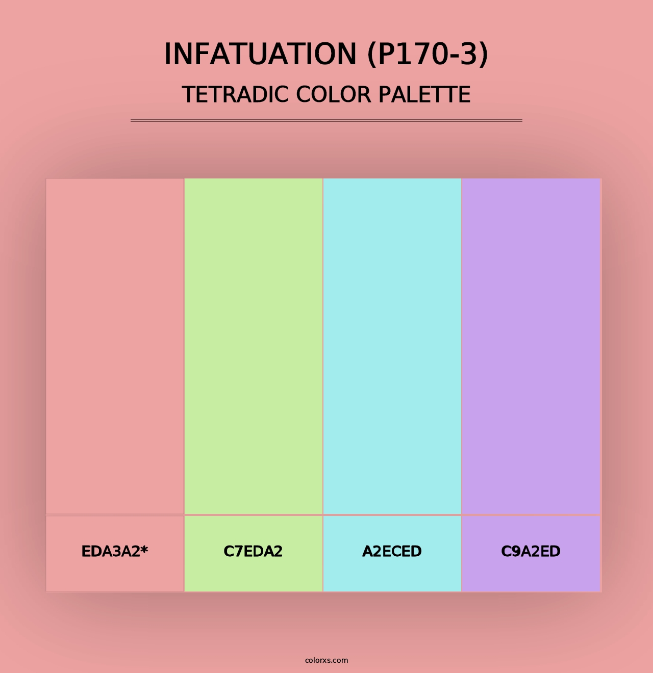 Infatuation (P170-3) - Tetradic Color Palette