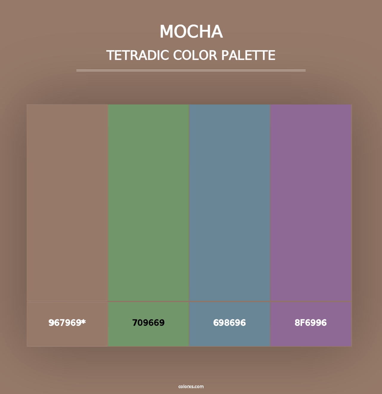 Mocha - Tetradic Color Palette