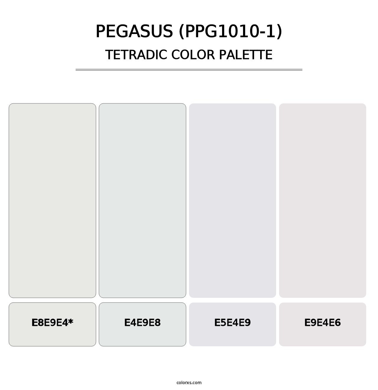 Pegasus (PPG1010-1) - Tetradic Color Palette