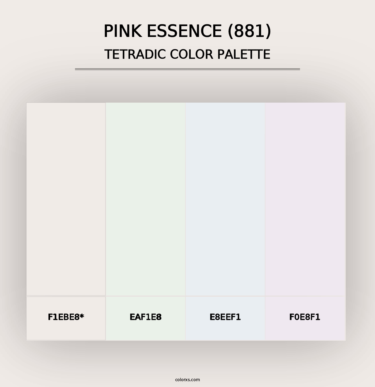 Pink Essence (881) - Tetradic Color Palette