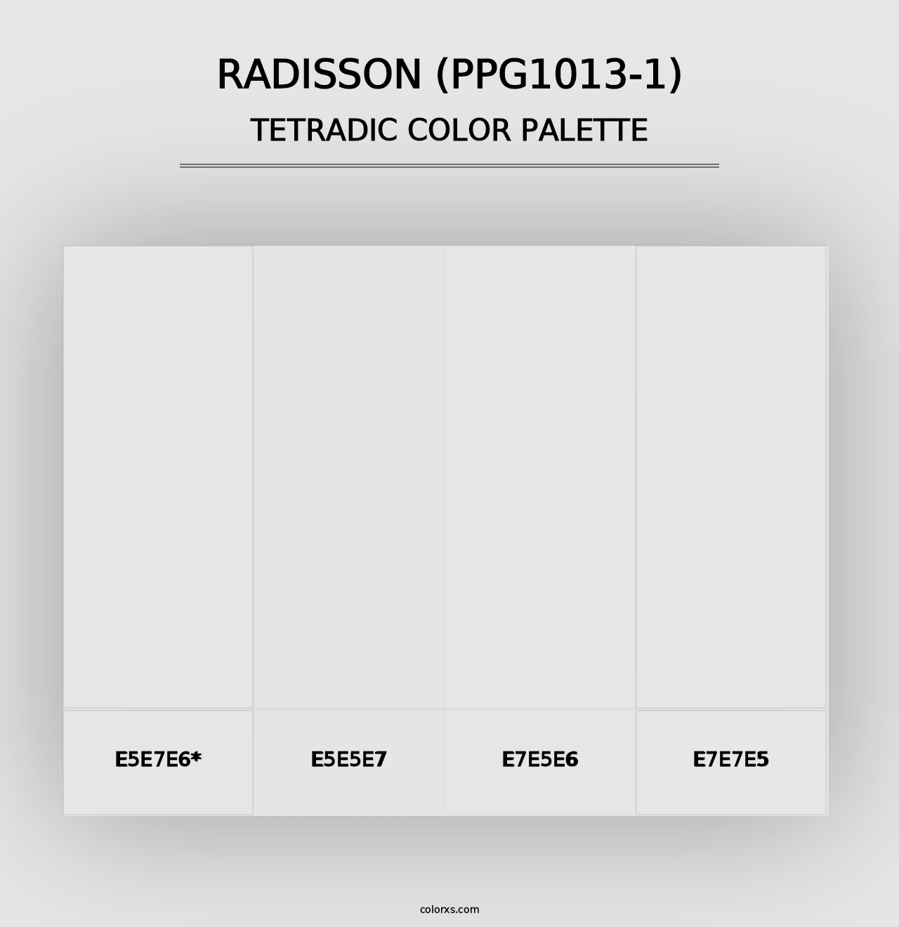 Radisson (PPG1013-1) - Tetradic Color Palette