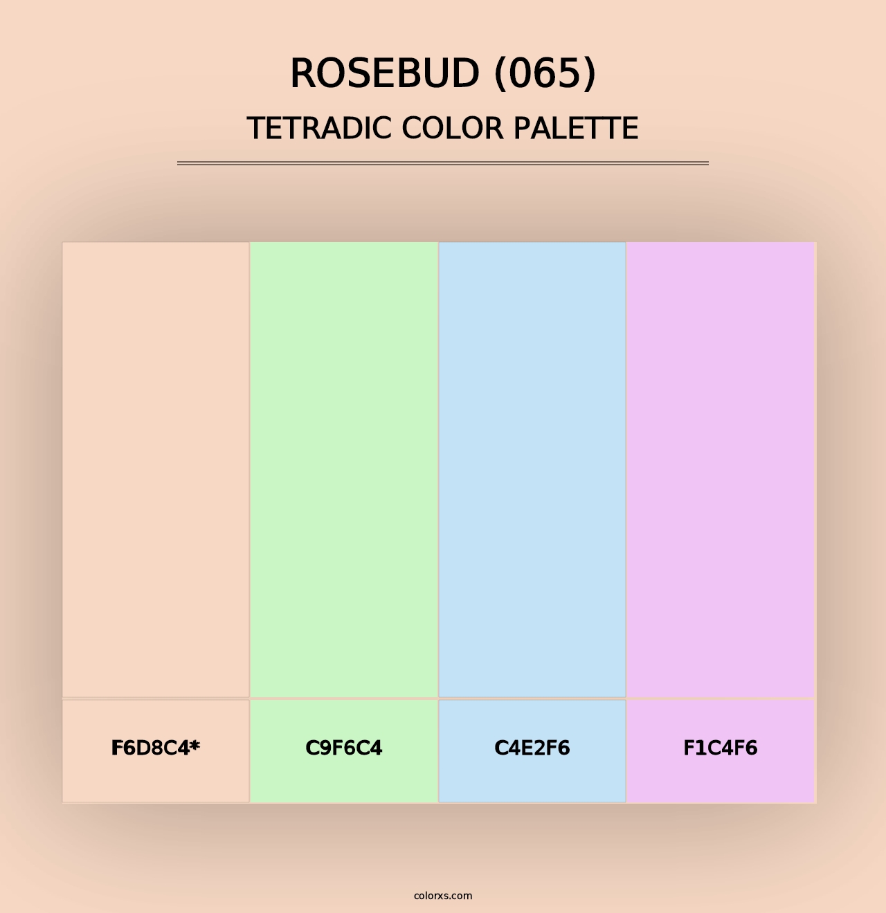 Rosebud (065) - Tetradic Color Palette