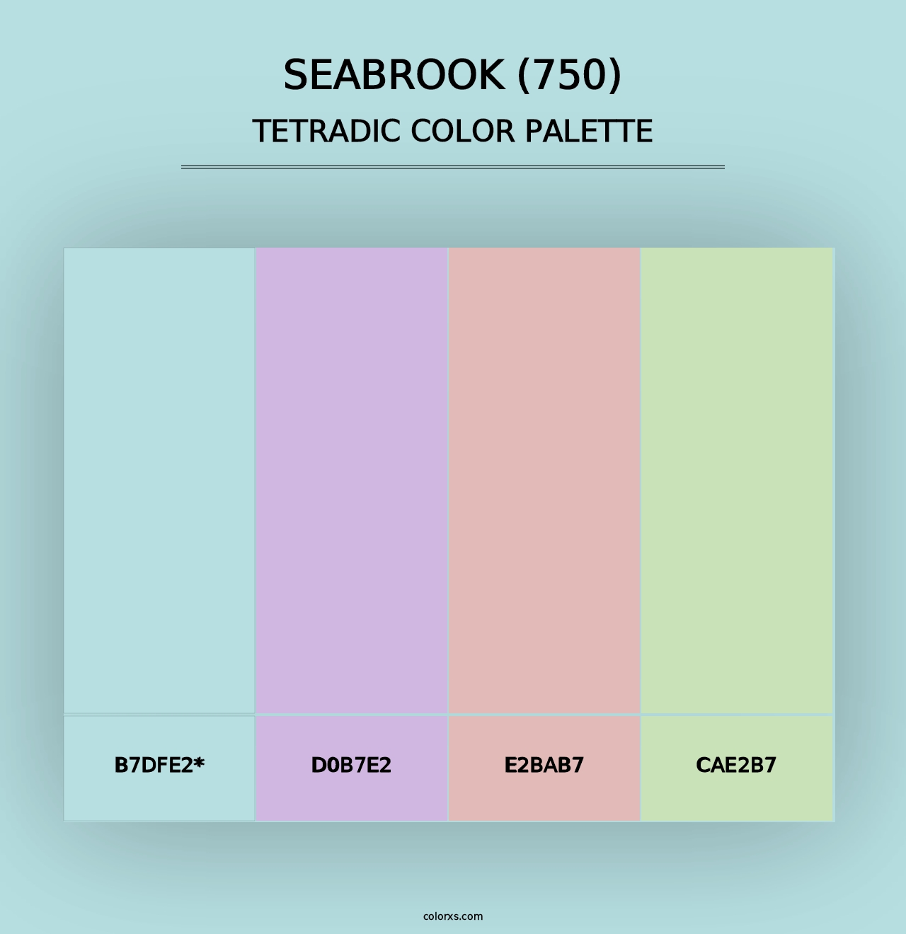 Seabrook (750) - Tetradic Color Palette