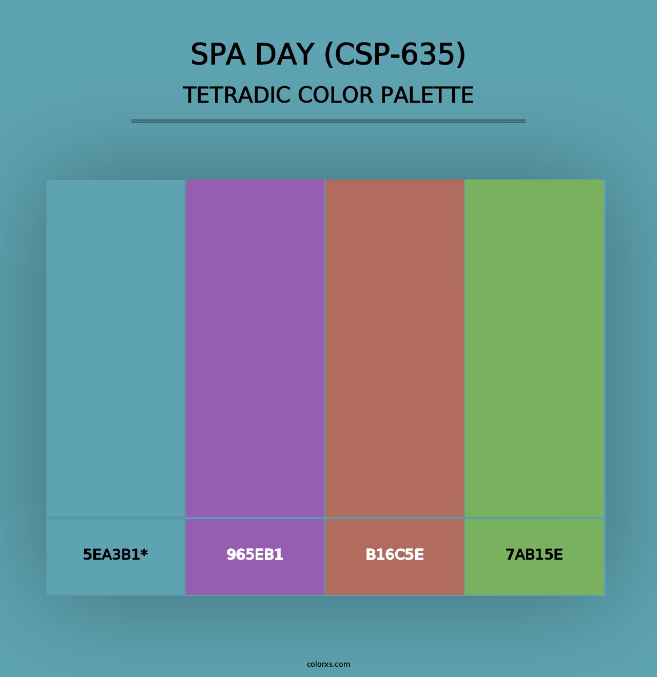 Spa Day (CSP-635) - Tetradic Color Palette