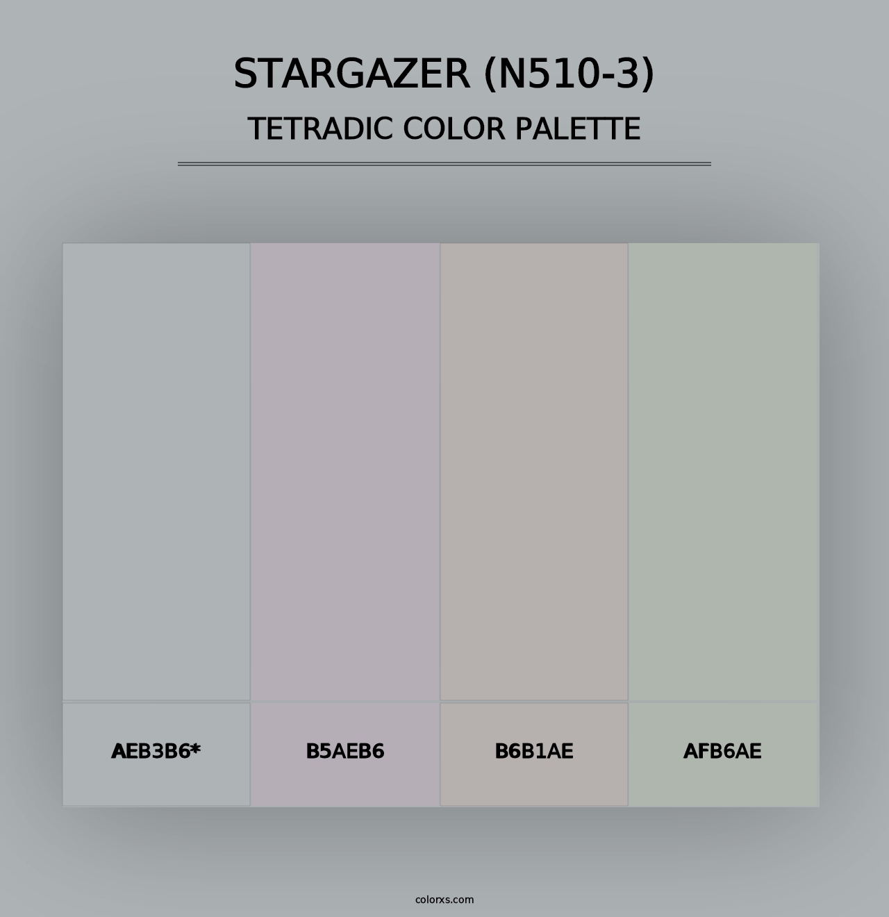 Stargazer (N510-3) - Tetradic Color Palette