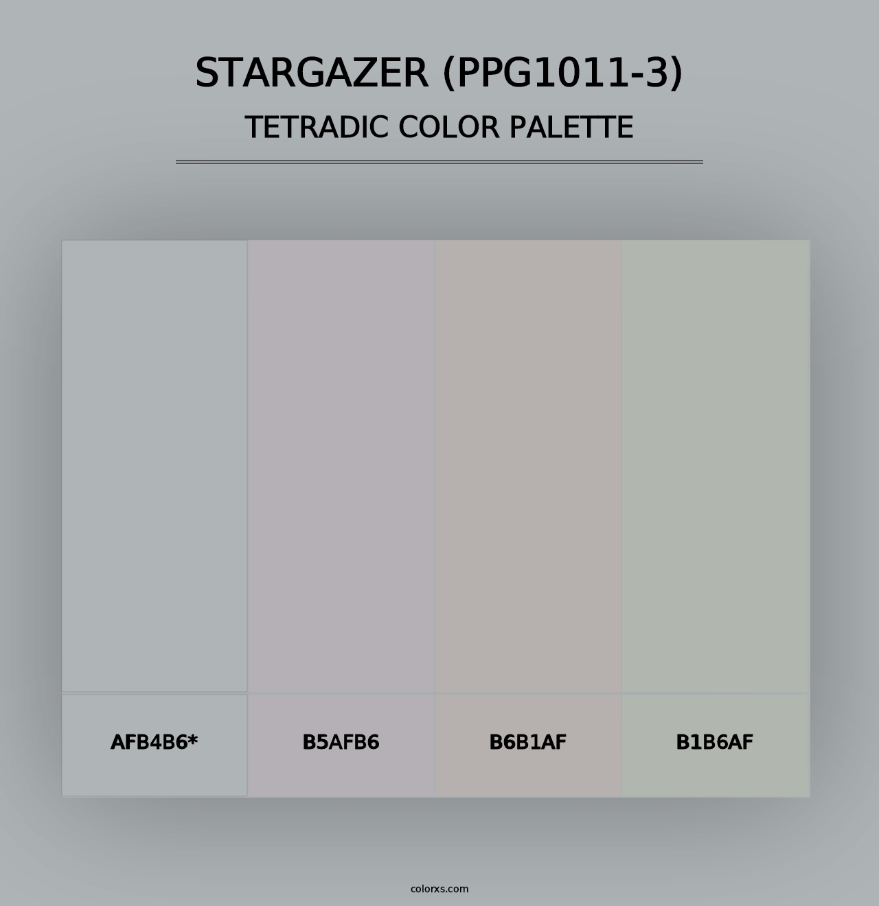 Stargazer (PPG1011-3) - Tetradic Color Palette