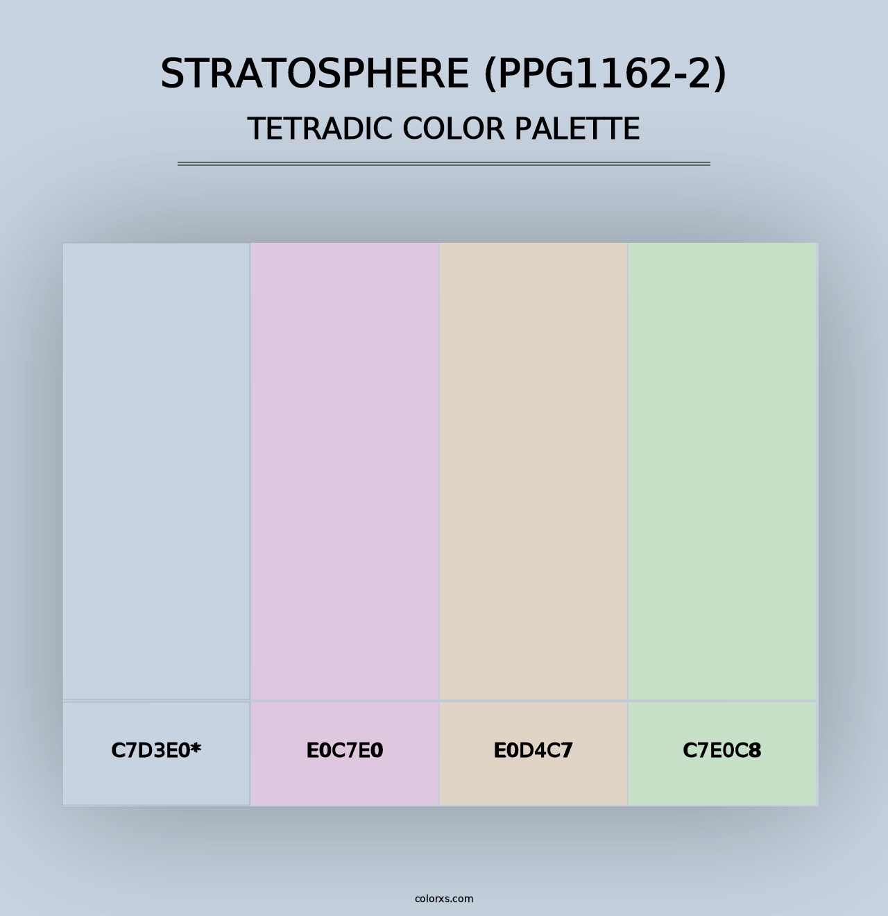 Stratosphere (PPG1162-2) - Tetradic Color Palette