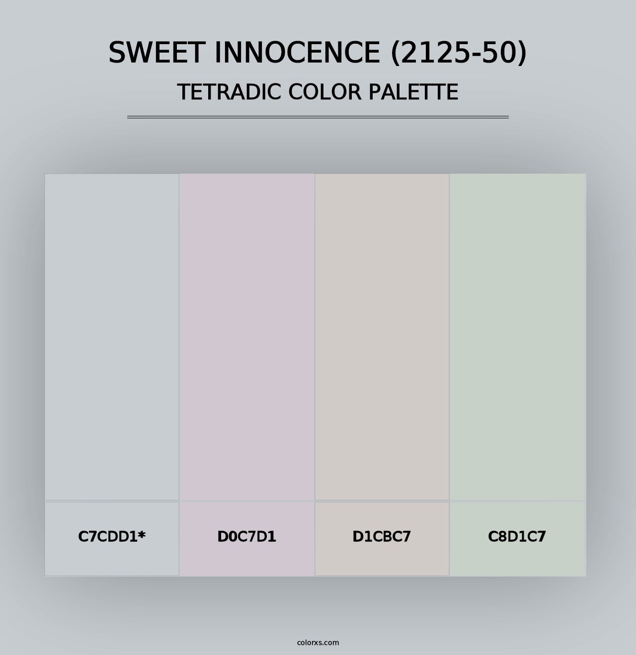 Sweet Innocence (2125-50) - Tetradic Color Palette