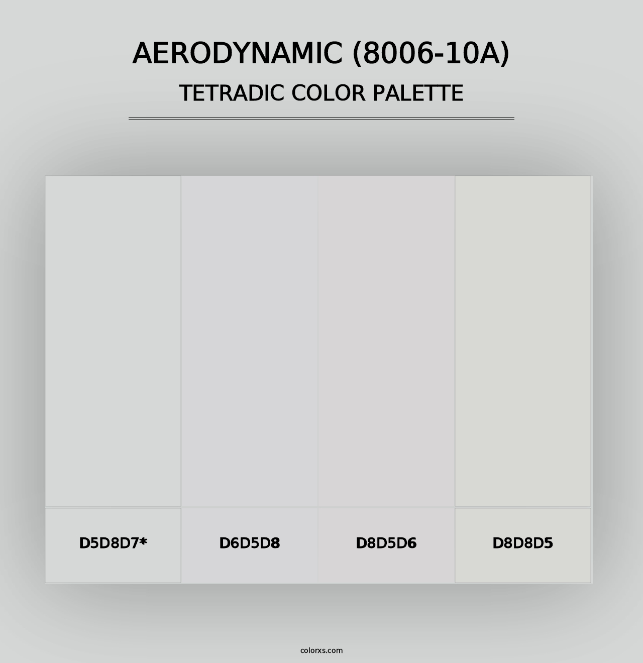 Aerodynamic (8006-10A) - Tetradic Color Palette