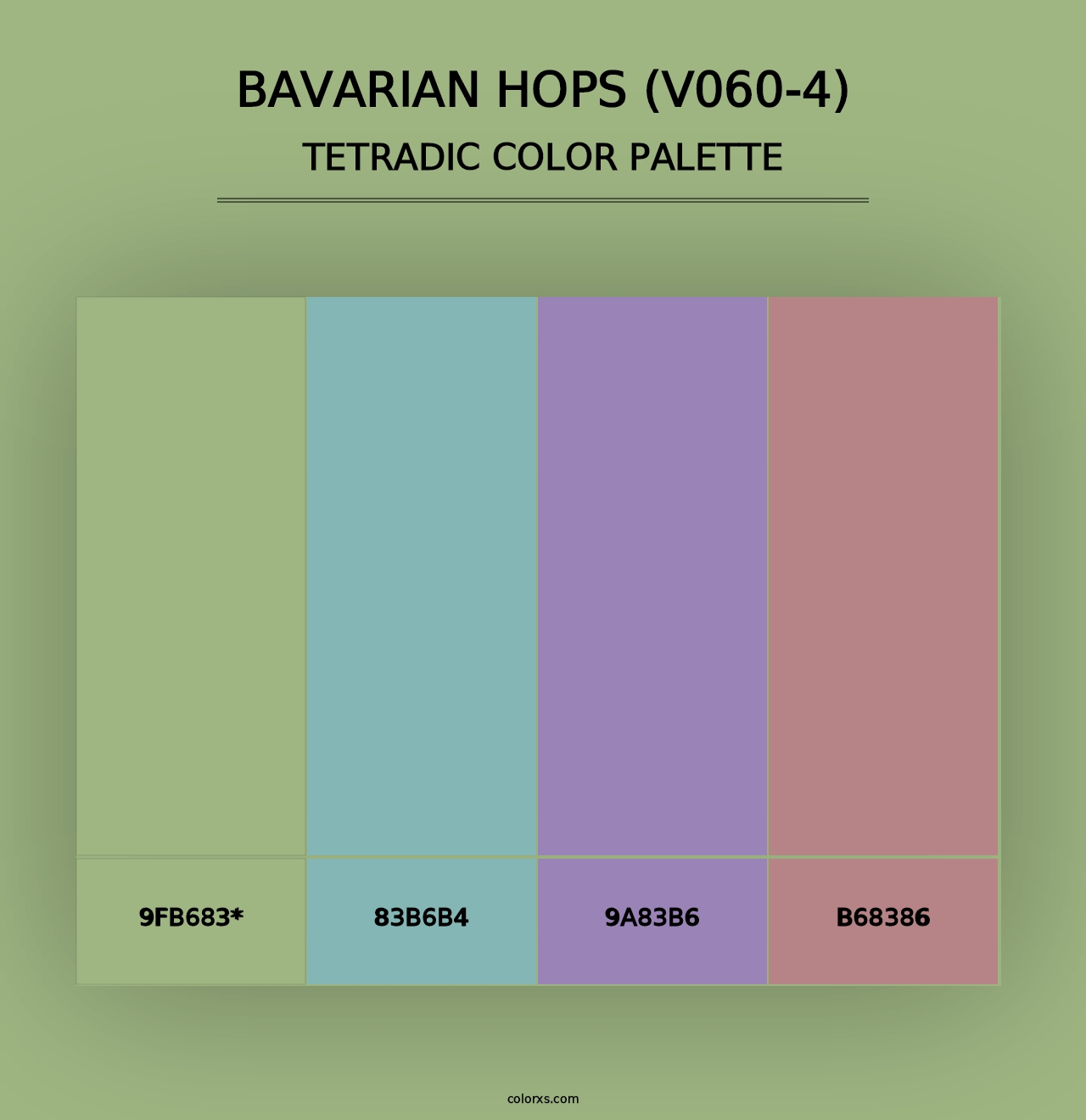 Bavarian Hops (V060-4) - Tetradic Color Palette