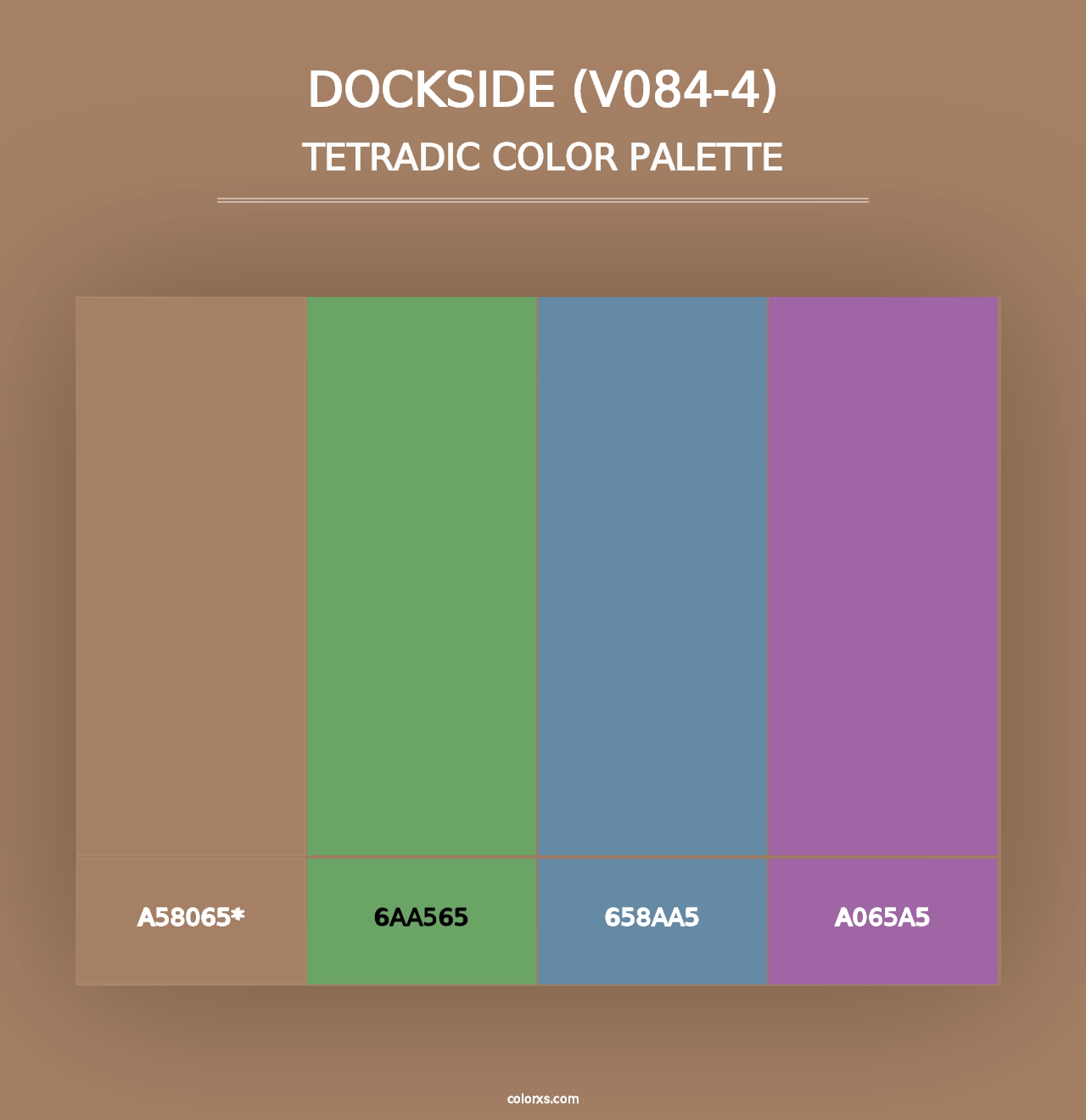 Dockside (V084-4) - Tetradic Color Palette