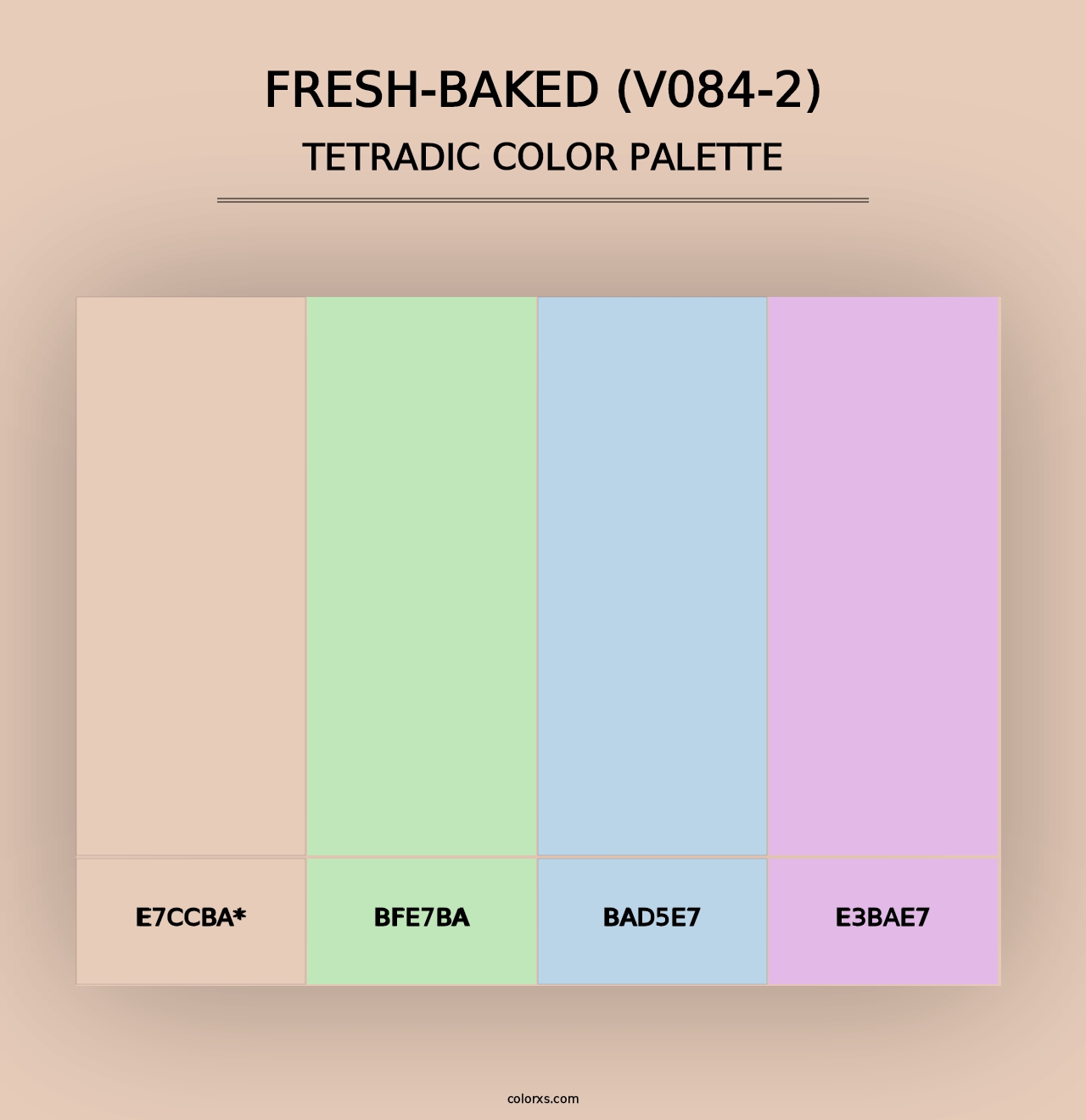 Fresh-Baked (V084-2) - Tetradic Color Palette