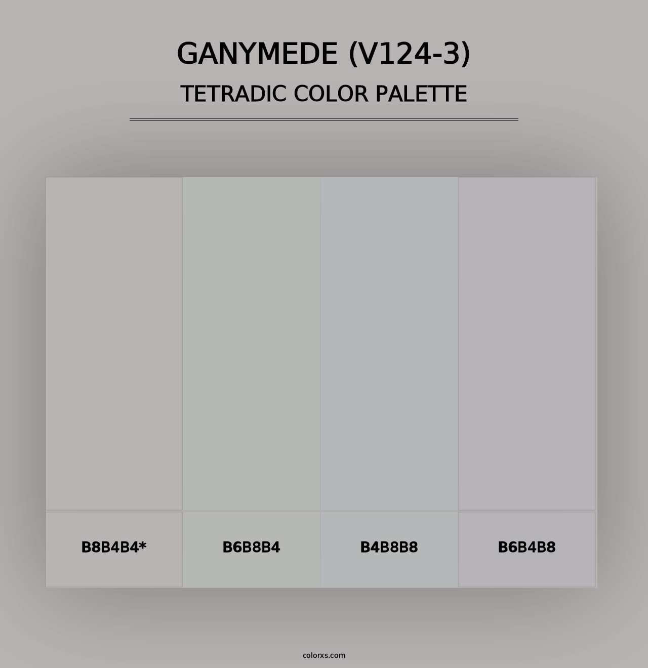 Ganymede (V124-3) - Tetradic Color Palette