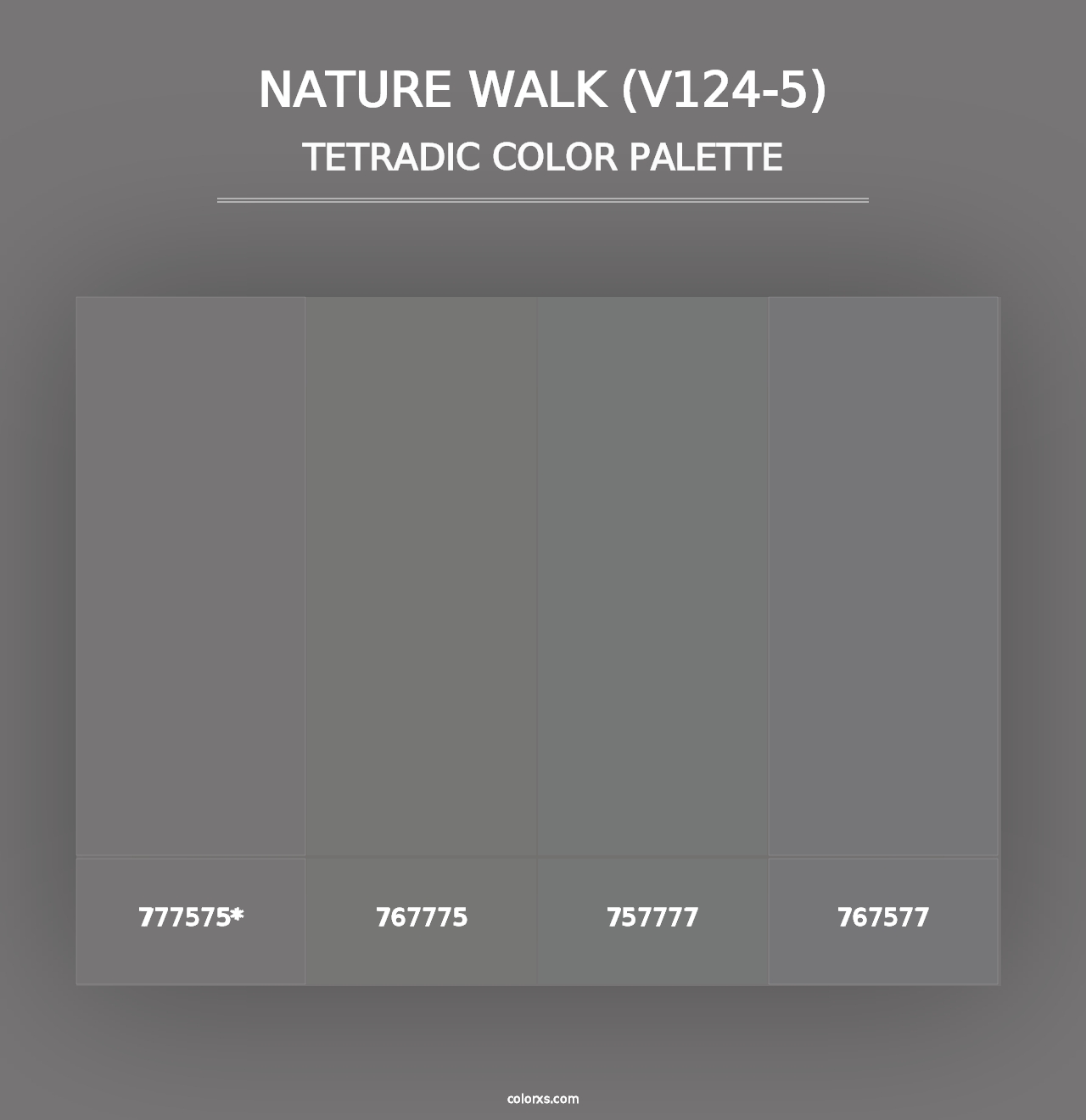 Nature Walk (V124-5) - Tetradic Color Palette