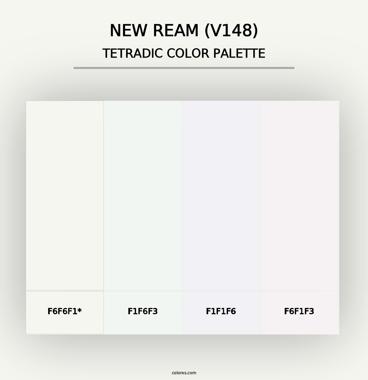 New Ream (V148) - Tetradic Color Palette