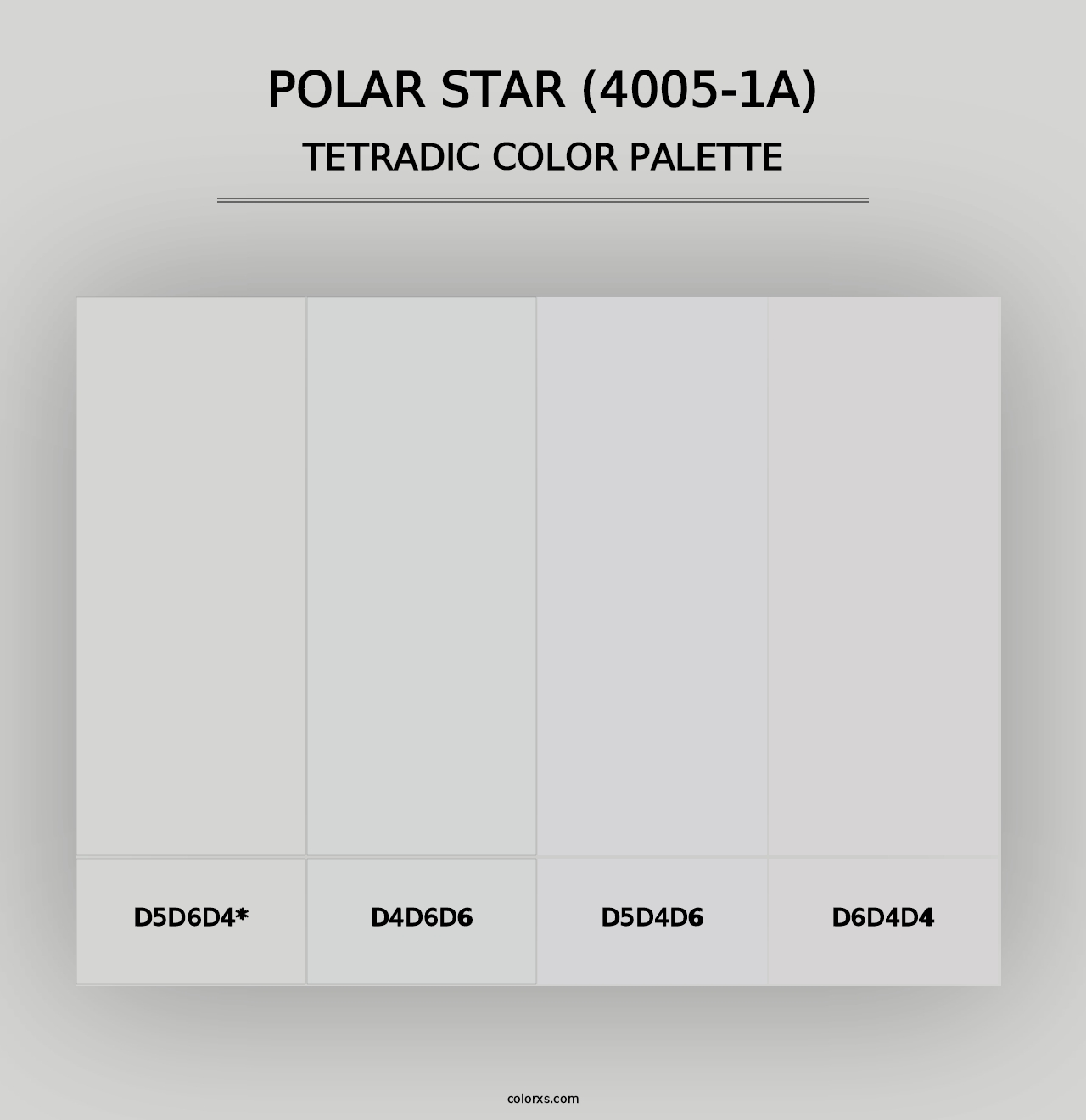 Polar Star (4005-1A) - Tetradic Color Palette