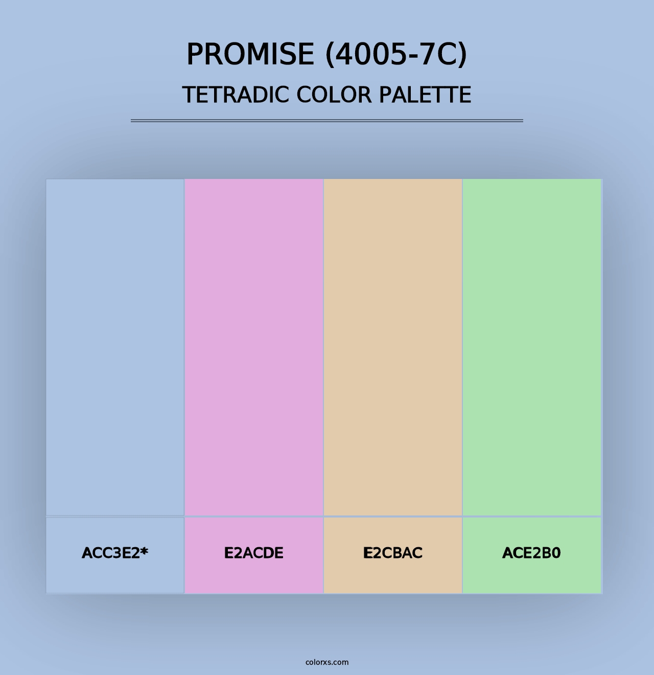 Promise (4005-7C) - Tetradic Color Palette