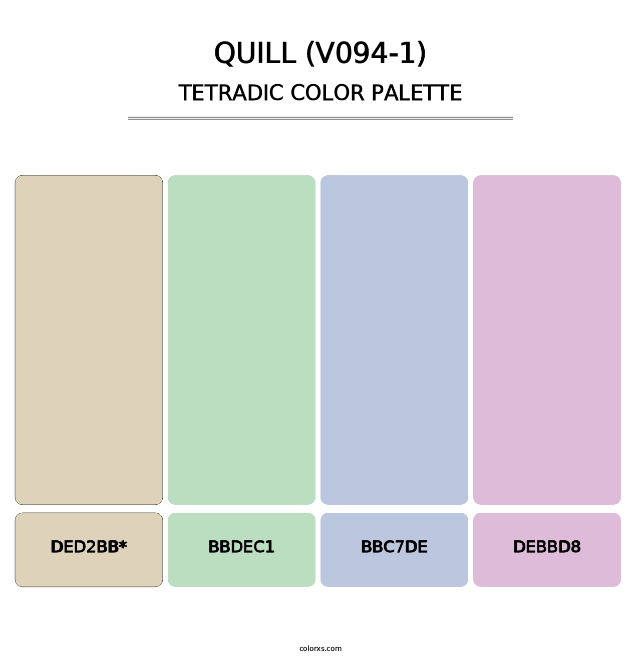 Quill (V094-1) - Tetradic Color Palette