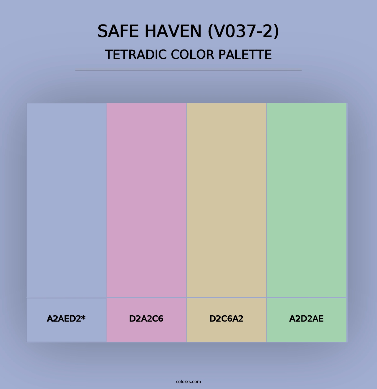 Safe Haven (V037-2) - Tetradic Color Palette