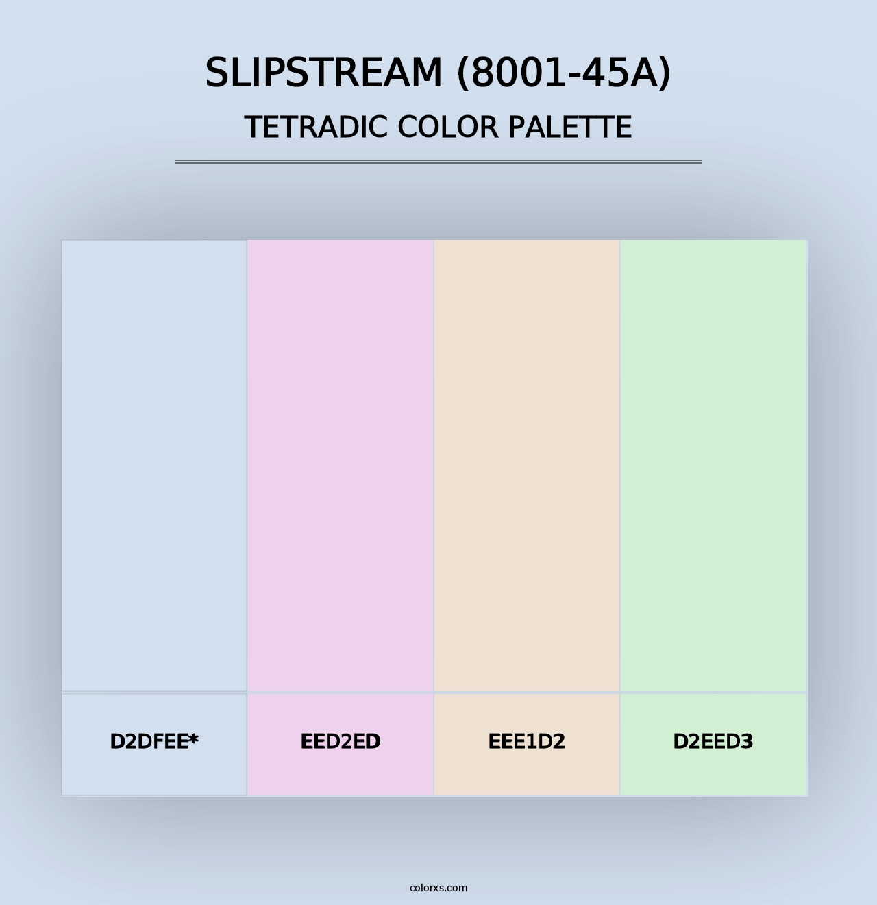 Slipstream (8001-45A) - Tetradic Color Palette