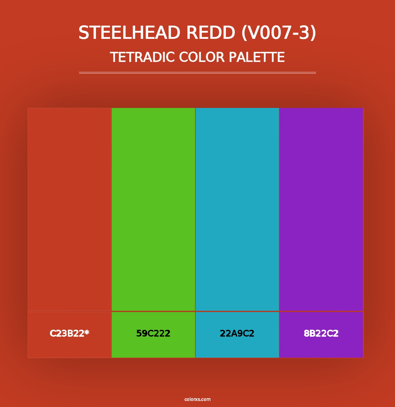 Steelhead Redd (V007-3) - Tetradic Color Palette