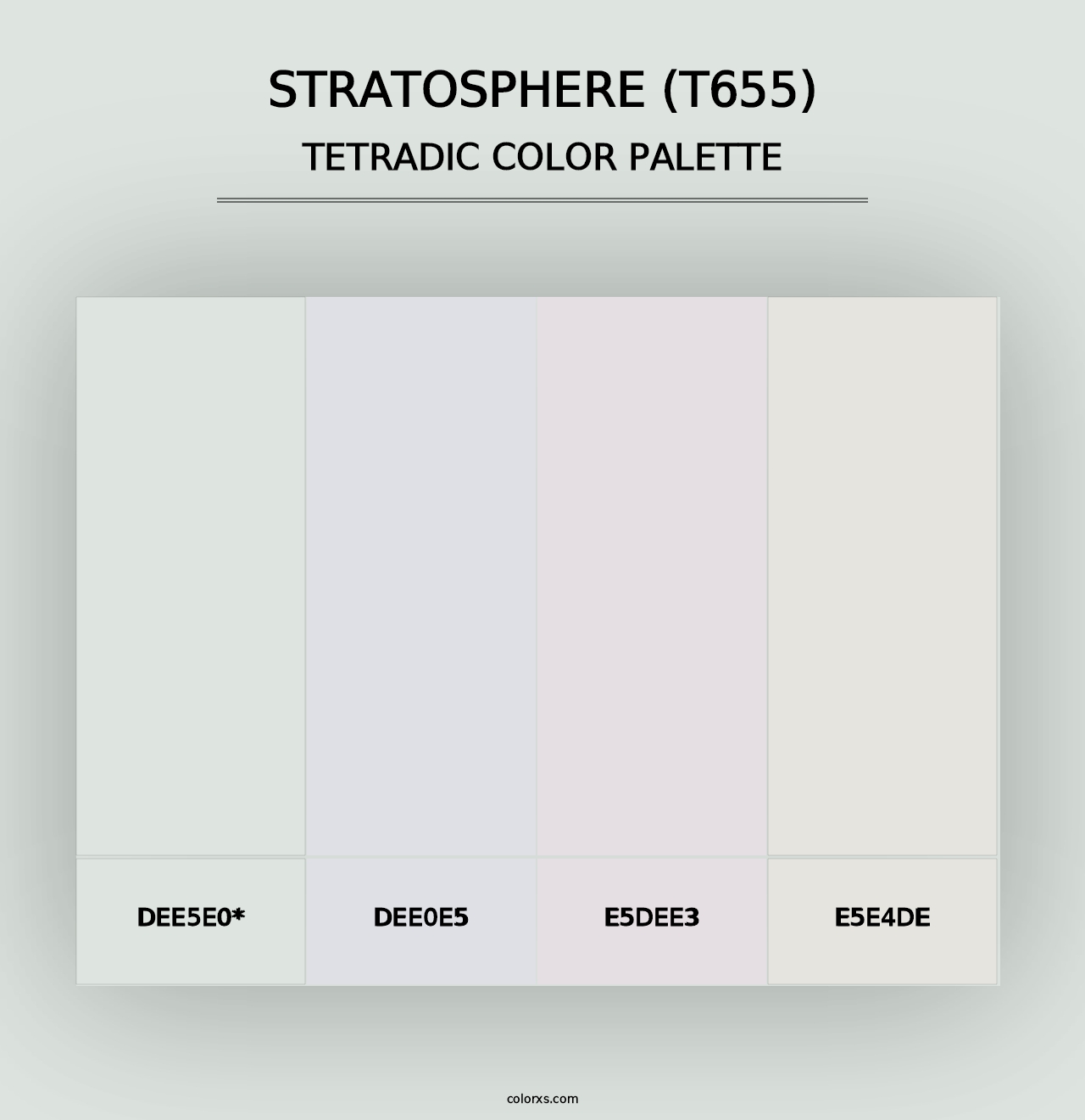 Stratosphere (T655) - Tetradic Color Palette