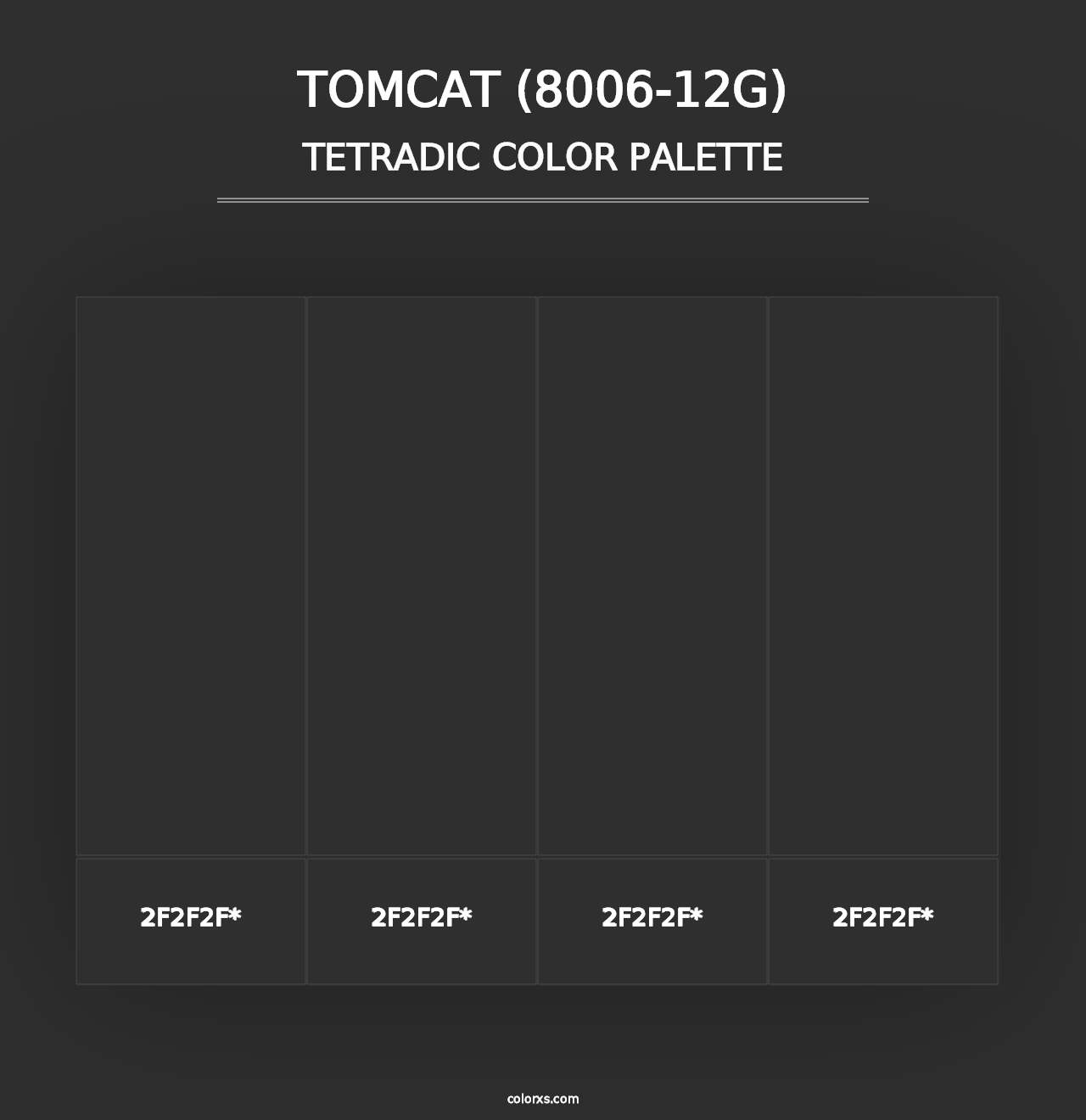 Tomcat (8006-12G) - Tetradic Color Palette