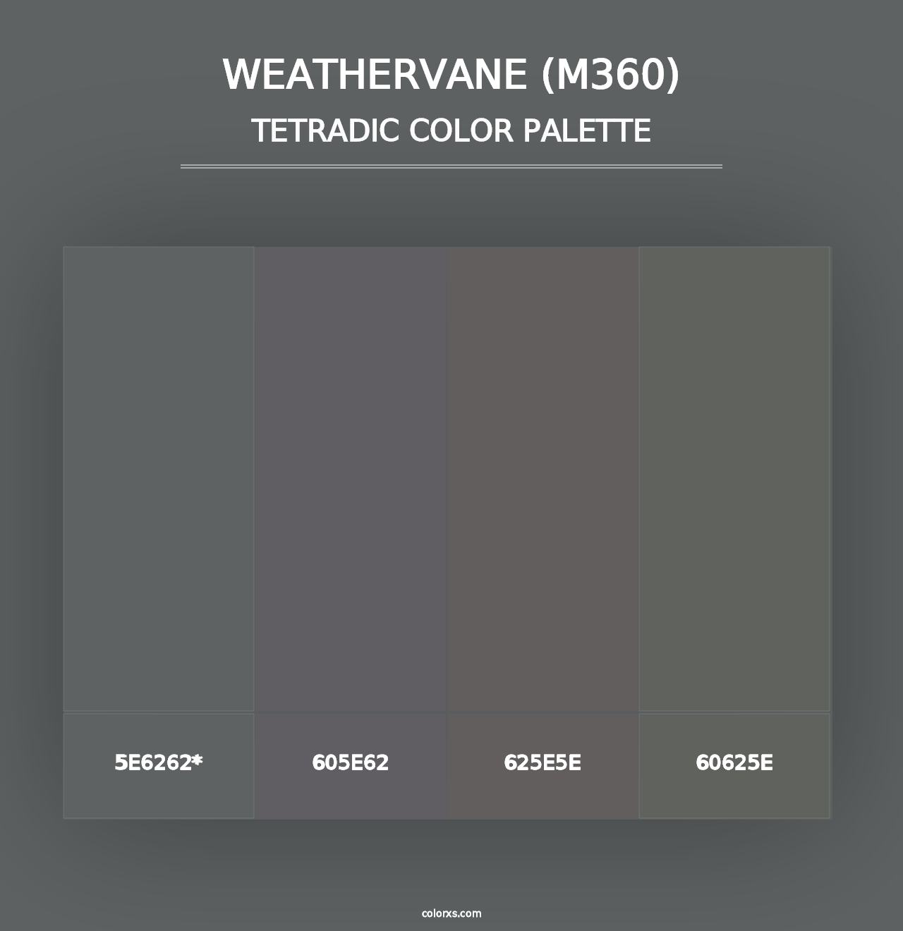 Weathervane (M360) - Tetradic Color Palette