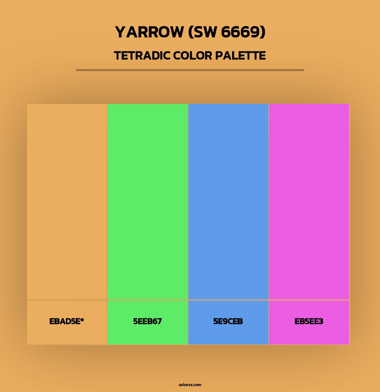 Yarrow (SW 6669) - Tetradic Color Palette