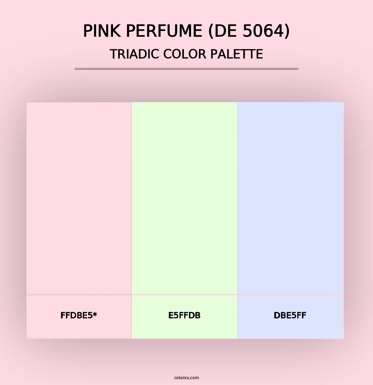 Pink Perfume (DE 5064) - Triadic Color Palette