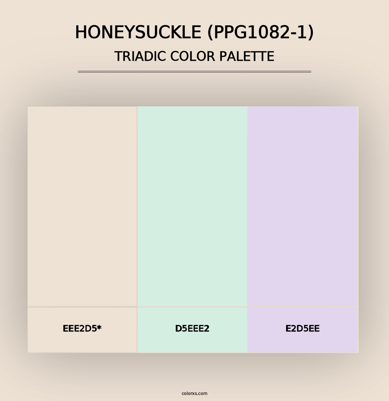 Honeysuckle (PPG1082-1) - Triadic Color Palette