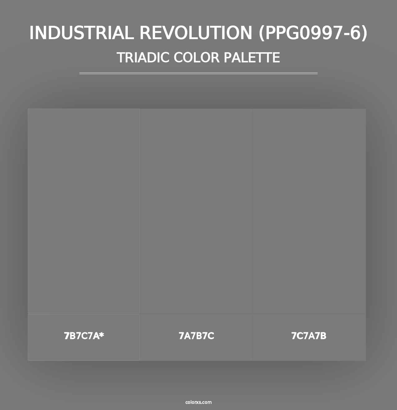 Industrial Revolution (PPG0997-6) - Triadic Color Palette